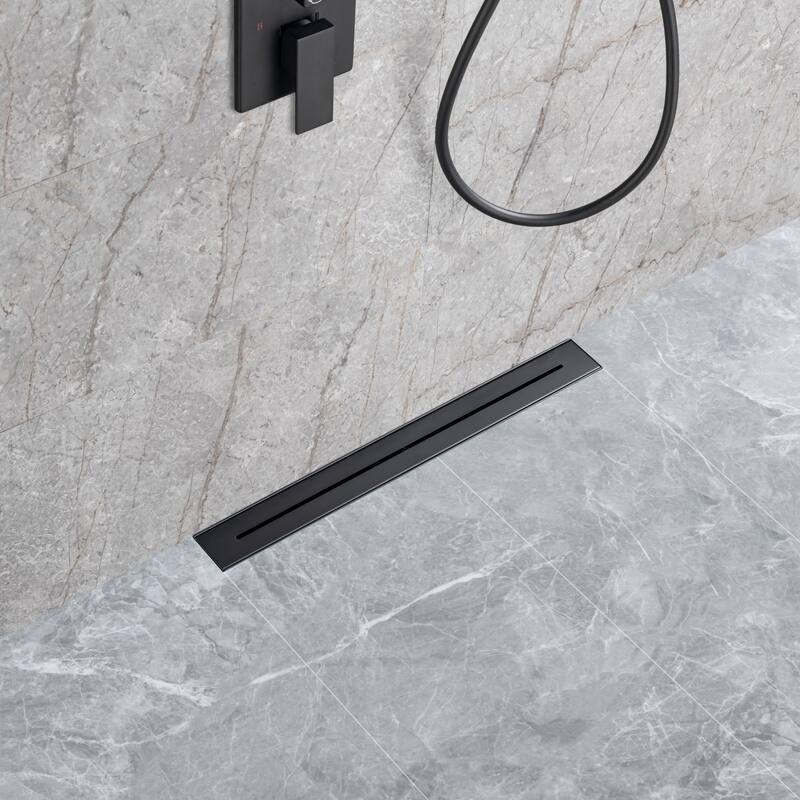 24" Linear Grid Shower Drain On Sale Bed Bath & Beyond 39301334